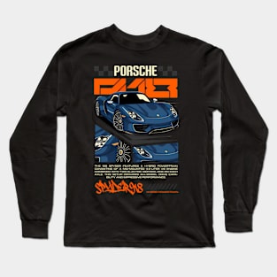 Luxury 918 Porsche Long Sleeve T-Shirt